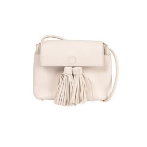 TOM FORD White Leather Small Crossbody Bag